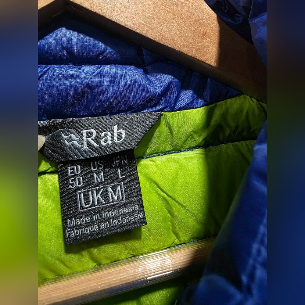 Rab Microlight Alpine Down Jacket Orion Blue/Aspe… - image 13
